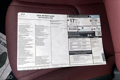 2026 INFINITI QX80 AUTOGRAPH