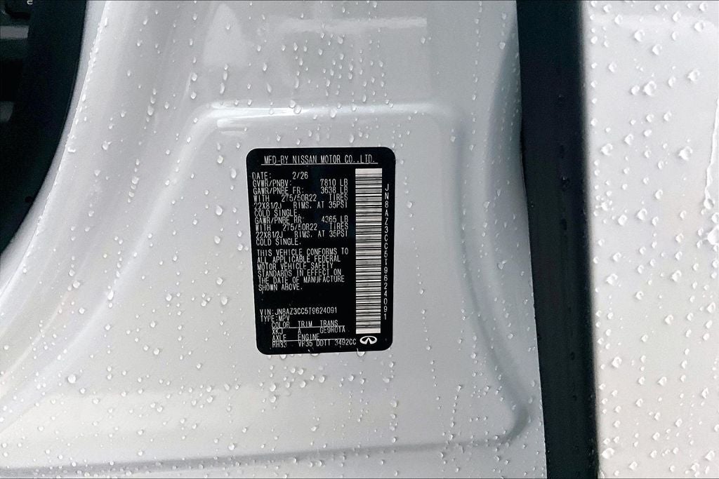 2026 INFINITI QX80 AUTOGRAPH