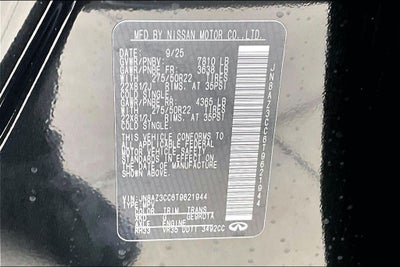 2026 INFINITI QX80 AUTOGRAPH