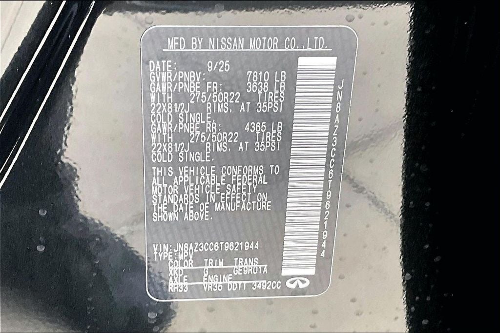 2026 INFINITI QX80 AUTOGRAPH