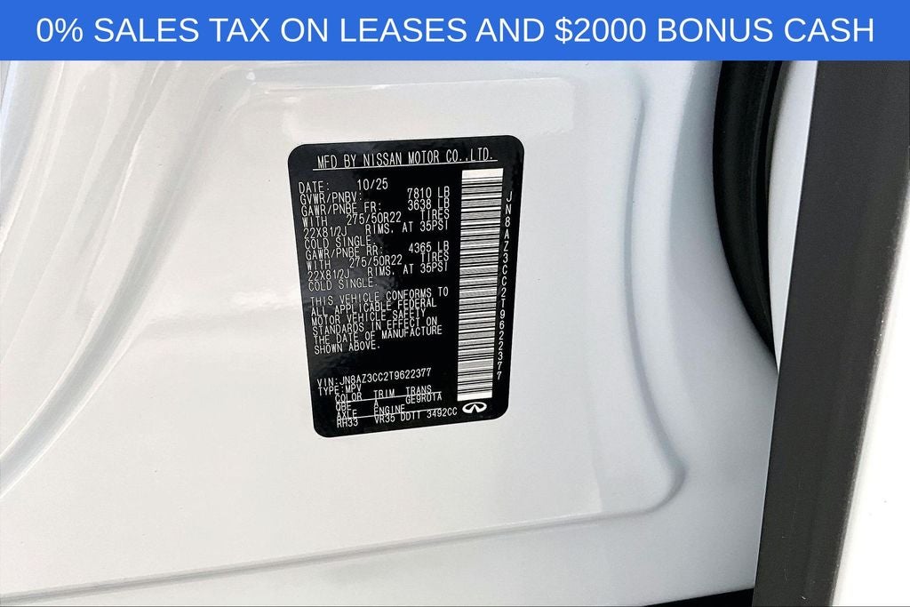 2026 INFINITI QX80 AUTOGRAPH