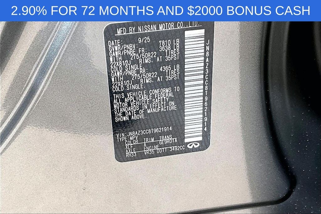 2026 INFINITI QX80 AUTOGRAPH