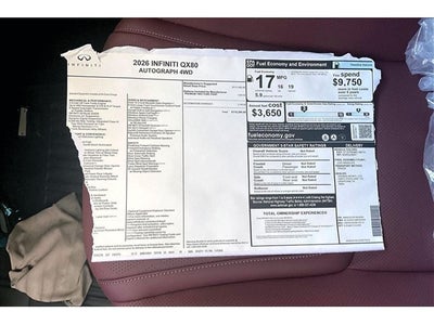 2026 INFINITI QX80 AUTOGRAPH