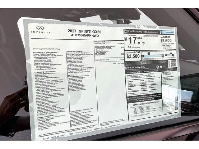 2027 INFINITI QX80 AUTOGRAPH