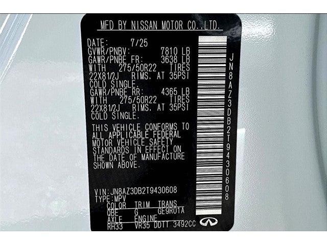 2026 INFINITI QX80 SPORT