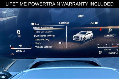 2025 INFINITI QX80 SENSORY