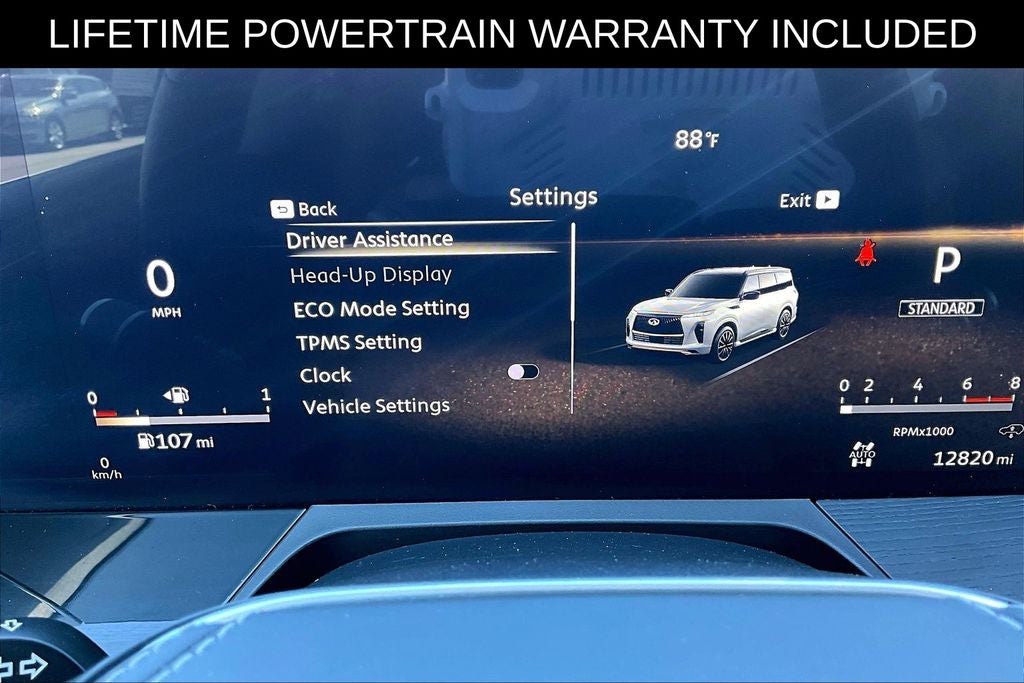 2025 INFINITI QX80 SENSORY