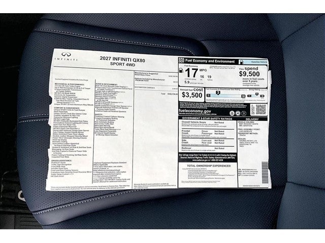 2027 INFINITI QX80 SPORT