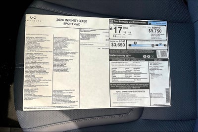 2026 INFINITI QX80 SPORT