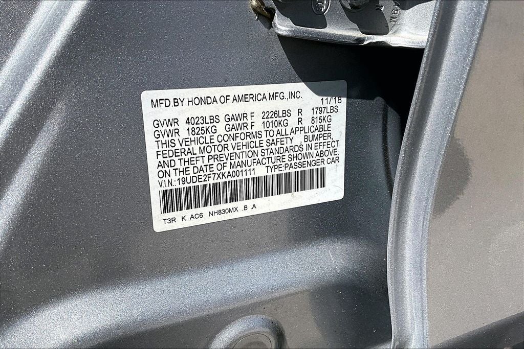 2019 Acura ILX Premium Package