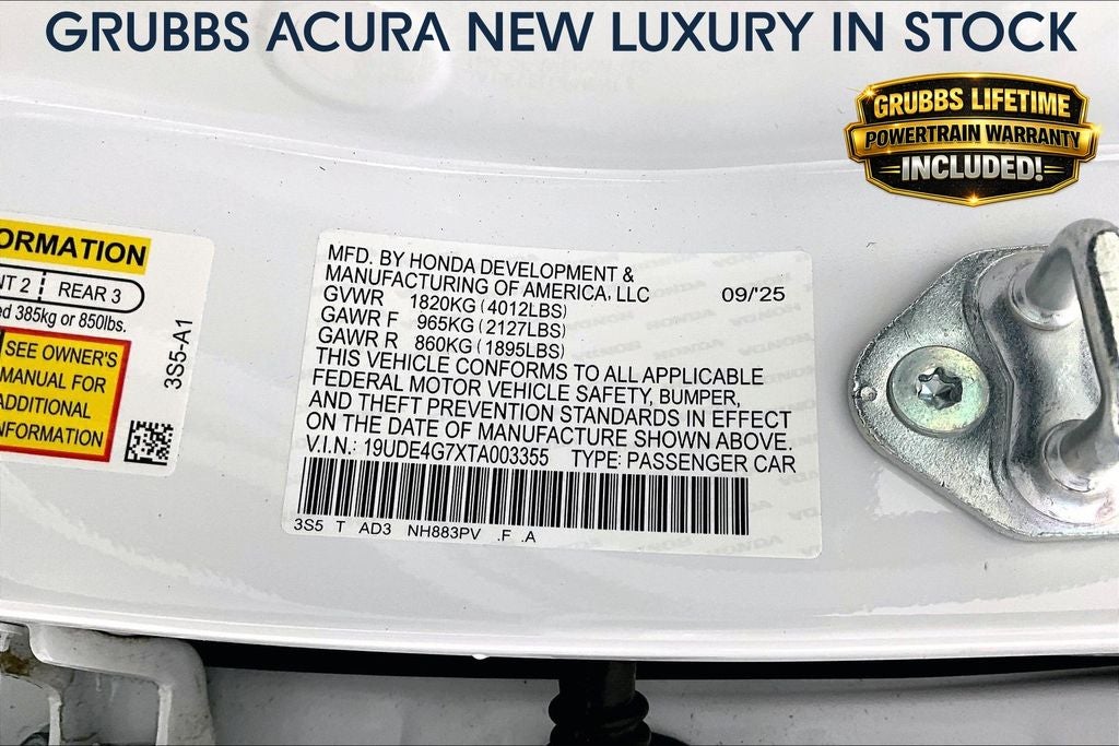 2026 Acura Integra A-Spec Tech Package
