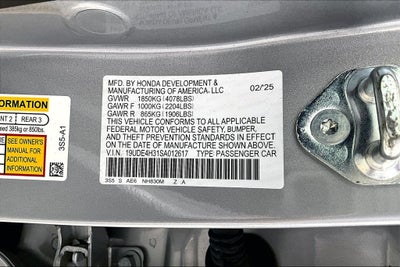 2025 Acura Integra A-Spec Package