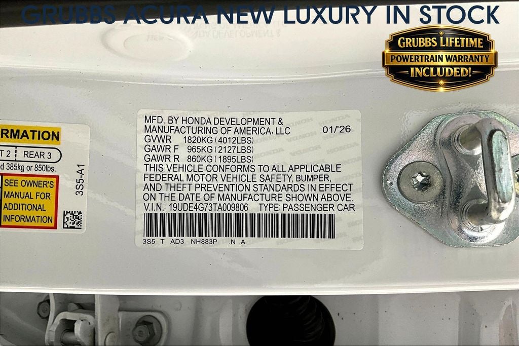 2026 Acura Integra A-Spec Package