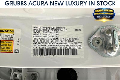 2026 Acura Integra A-Spec Package