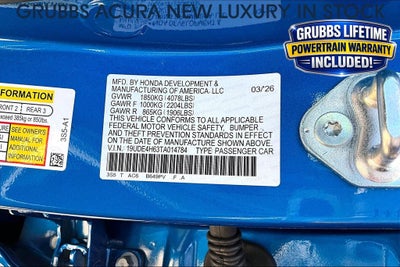 2026 Acura Integra A-Spec Tech Package
