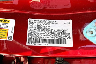 2023 Acura Integra A-Spec Tech Package
