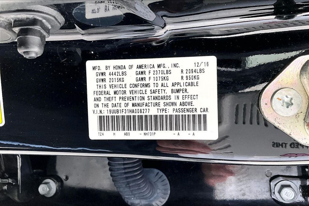 2017 Acura TLX 2.4L Base