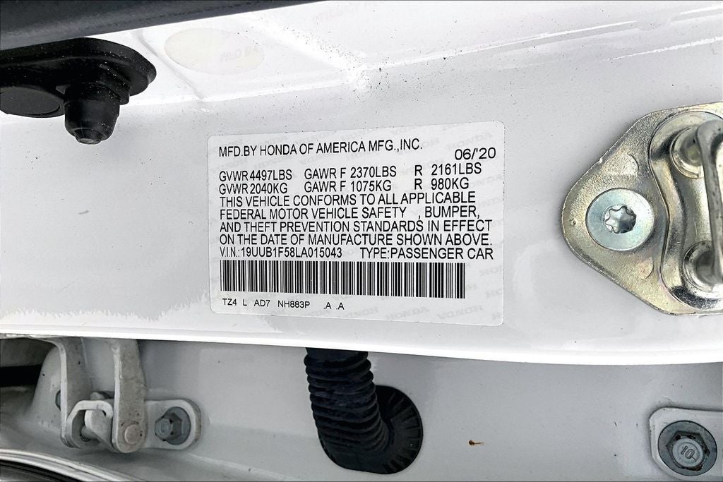 2020 Acura TLX 2.4L Technology Pkg