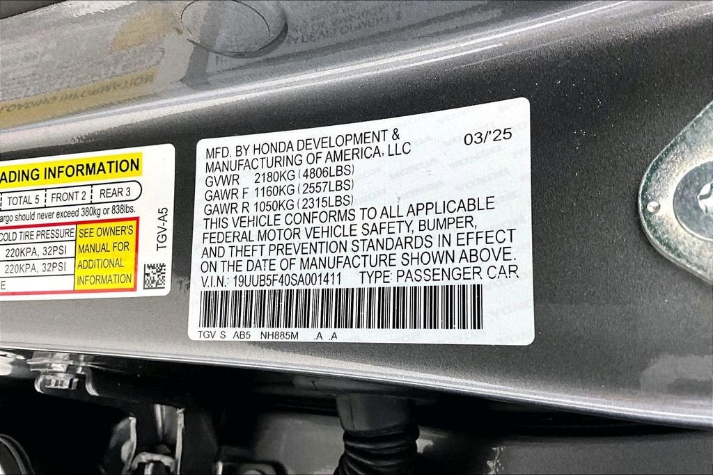 2025 Acura TLX Technology Package