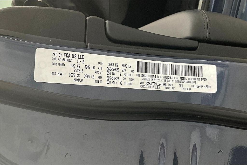 2020 Jeep Grand Cherokee High Altitude