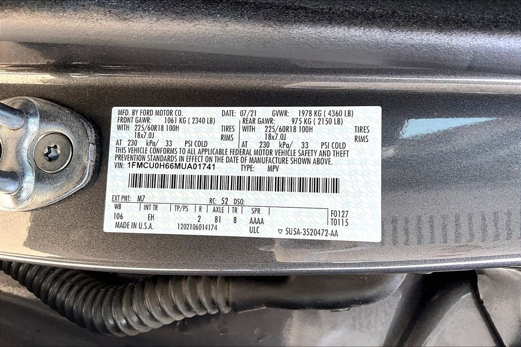 2021 Ford Escape SEL