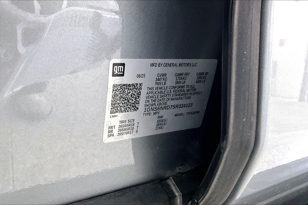 2025 Chevrolet Tahoe LT