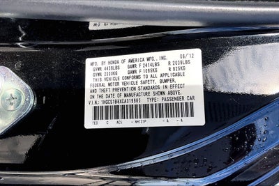 2012 Honda Accord EX-L 2.4