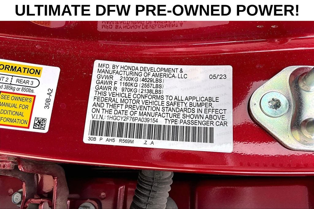 2023 Honda Accord Hybrid Sport-L