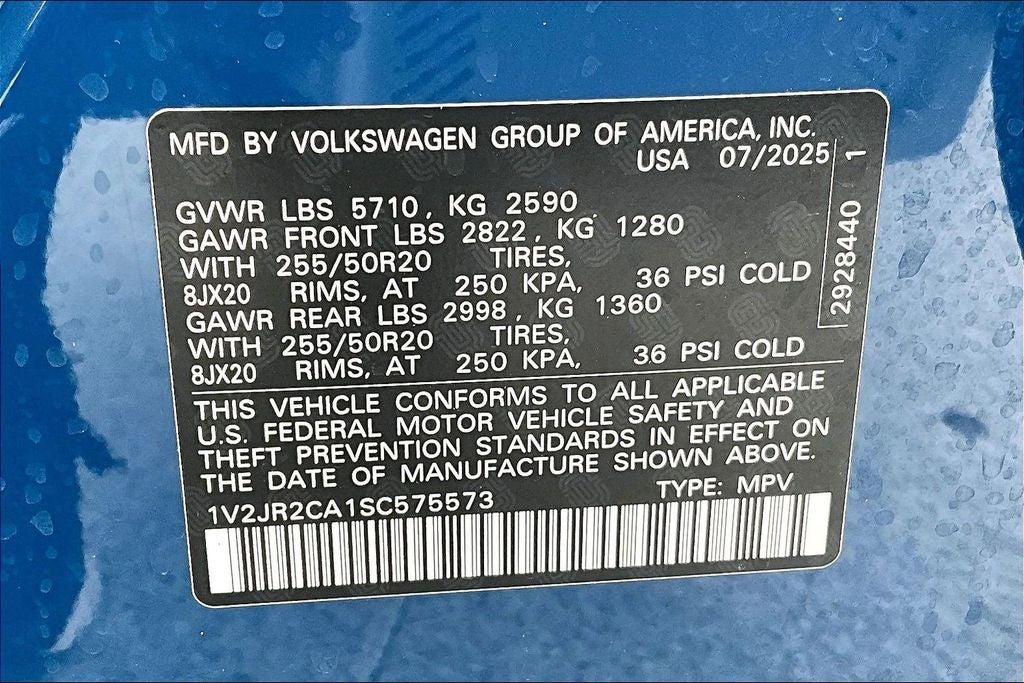 2025 Volkswagen Atlas 2.0T SE w/Technology