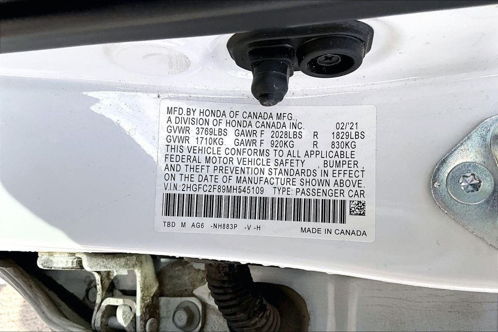 2021 Honda Civic Sport