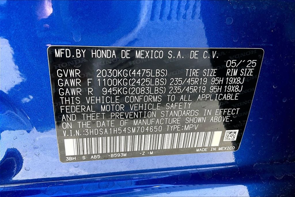 2025 Acura ADX A-Spec Package