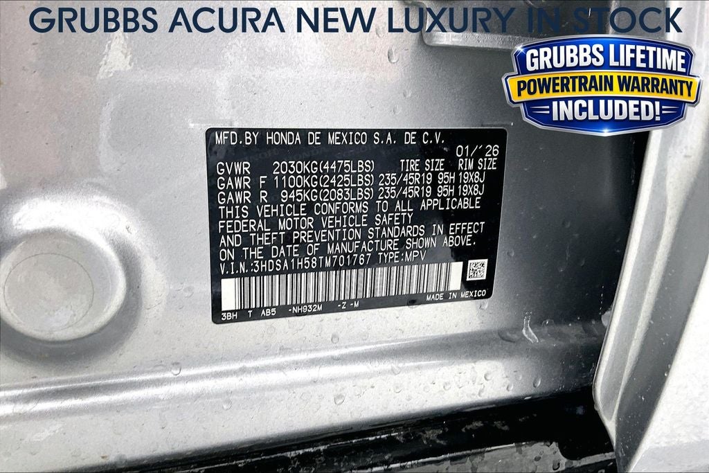 2026 Acura ADX A-Spec Package