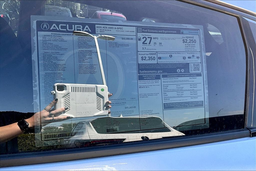 2025 Acura ADX A-Spec Package