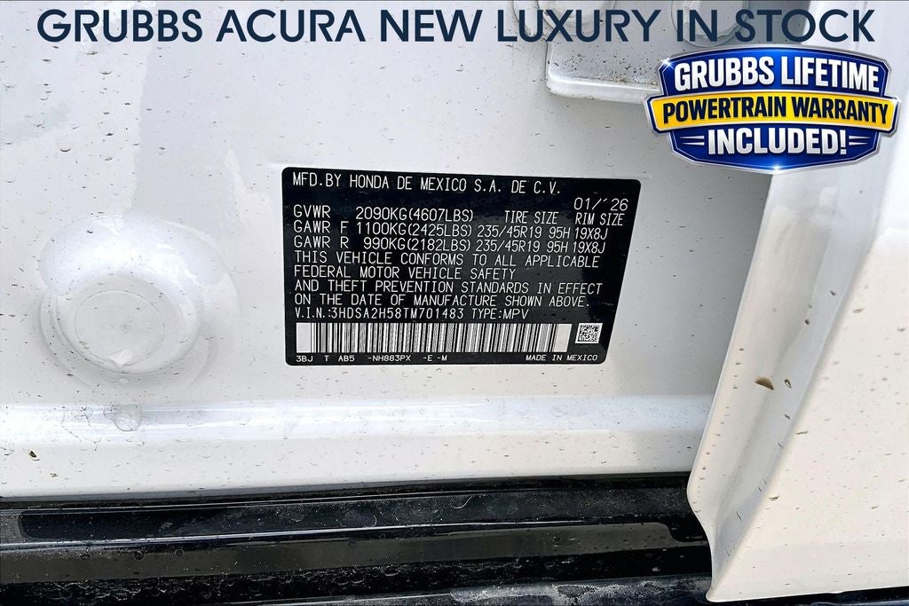 2026 Acura ADX A-Spec Package