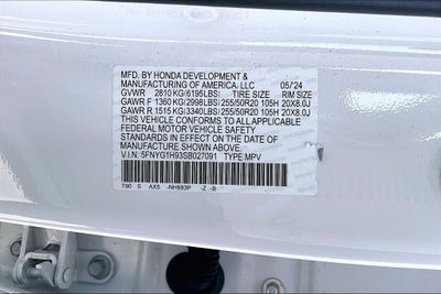 2025 Honda Pilot Black Edition