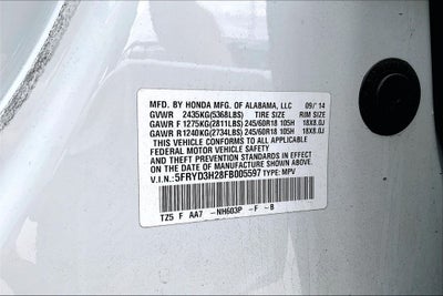 2015 Acura MDX 3.5L