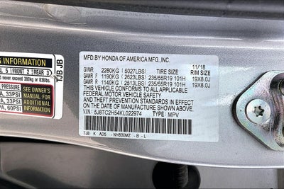 2019 Acura RDX Technology Package SH-AWD