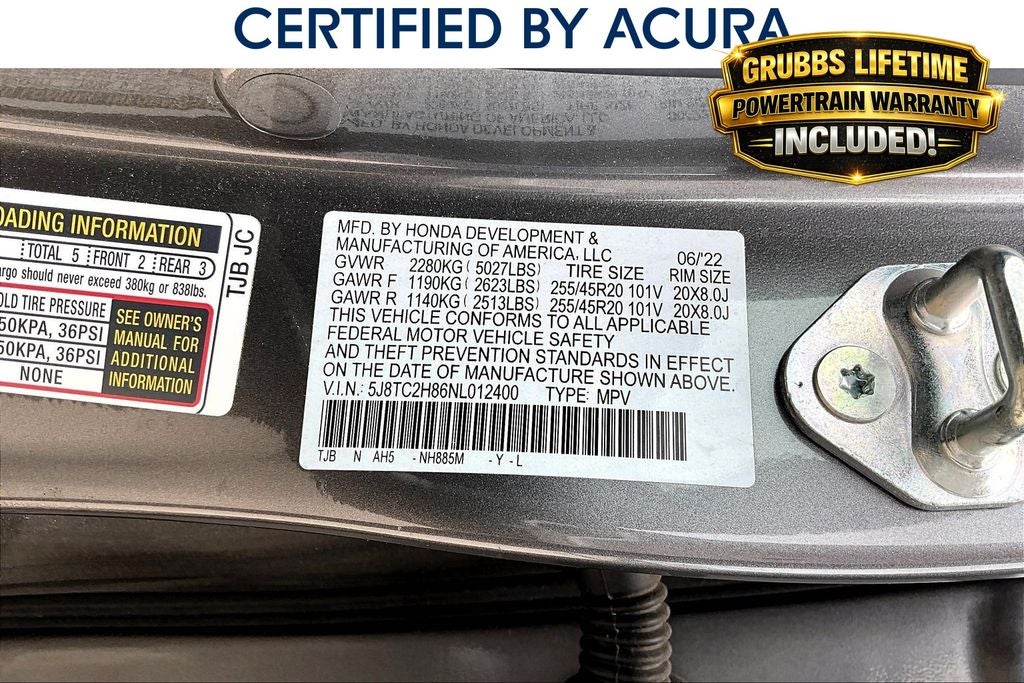 2022 Acura RDX A-Spec Advance Package SH-AWD