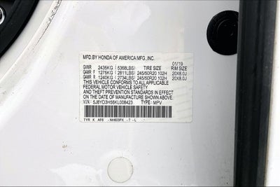 2019 Acura MDX 3.5L Technology Package