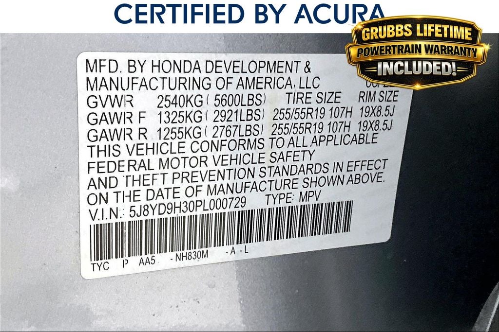 2023 Acura MDX 3.5L