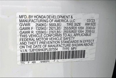 2023 Acura MDX Technology