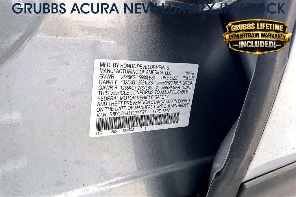 2026 Acura MDX Technology Package