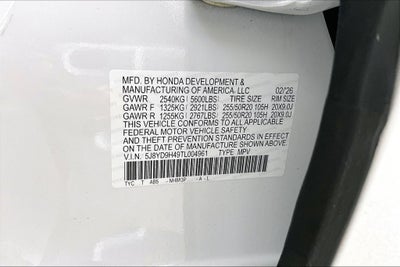 2026 Acura MDX Technology Package