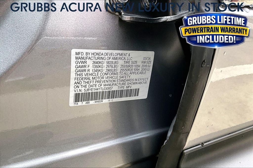 2026 Acura MDX Technology Package SH-AWD