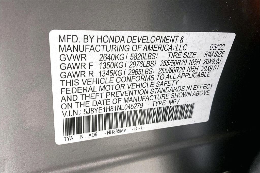 2022 Acura MDX Advance SH-AWD