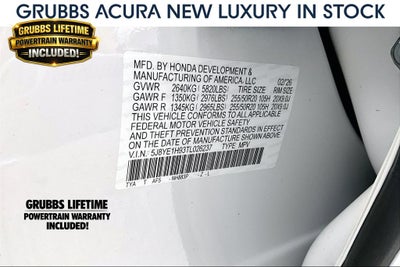2026 Acura MDX A-Spec Advance Package SH-AWD
