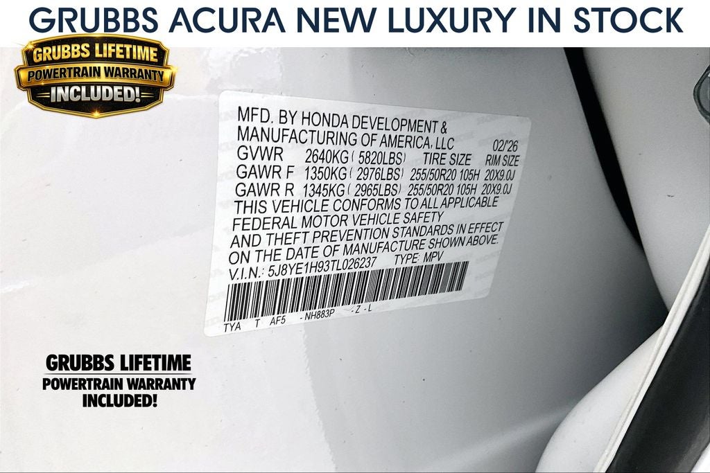 2026 Acura MDX A-Spec Advance Package SH-AWD