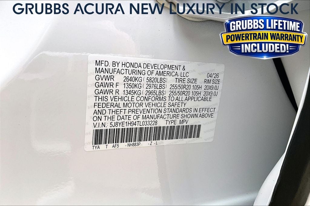 2026 Acura MDX A-Spec Advance Package SH-AWD