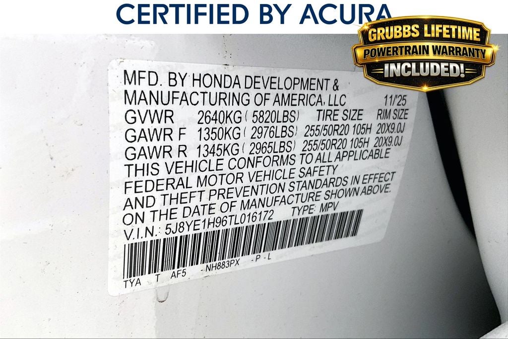 2026 Acura MDX A-Spec Advance Package SH-AWD