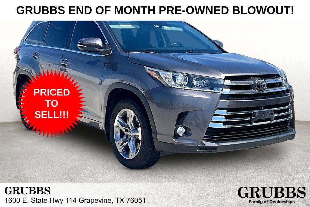 2018 Toyota Highlander Limited Platinum